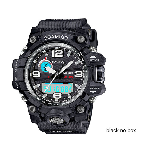 Men Dual Display Military Watches