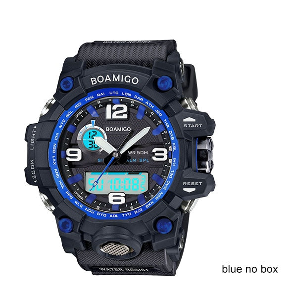 Men Dual Display Military Watches