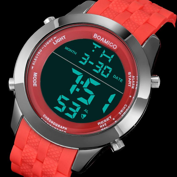 Men Green Digital Watches
