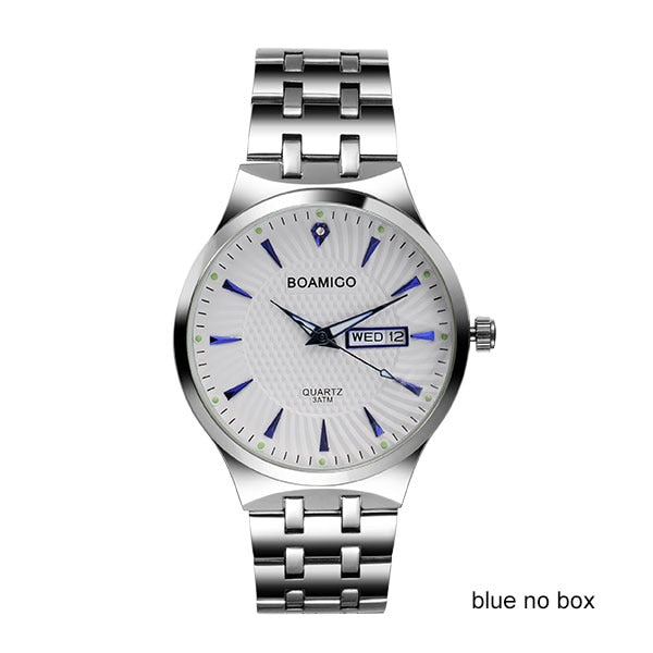 Men's Silver Quartz Watches