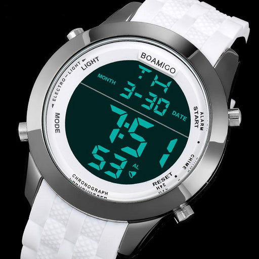 Men White Digital Watches