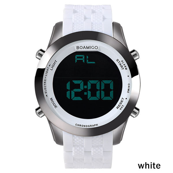 Men White Digital Watches