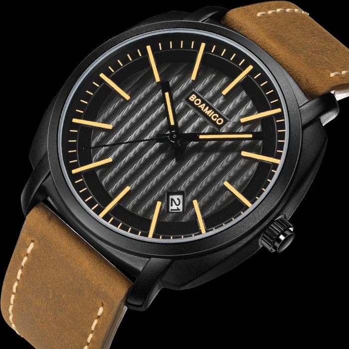 Men's Brown Quartz Watches