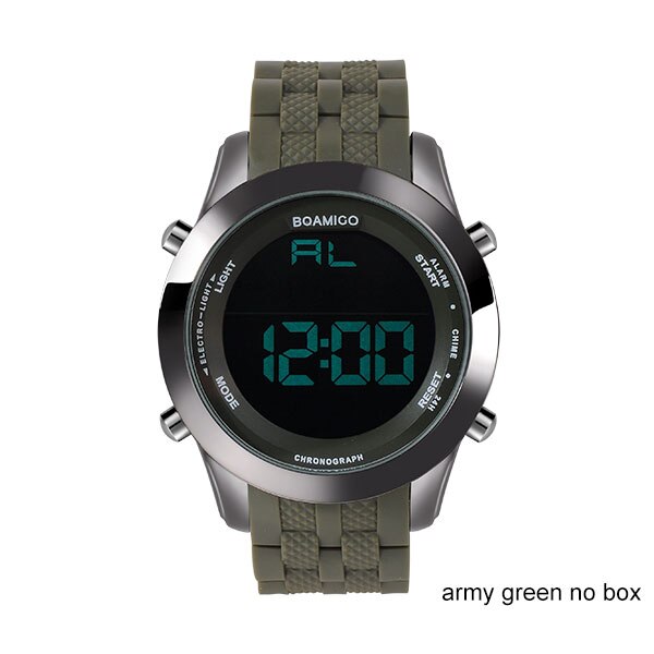Men Green Digital Watches