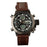 Men Dual Display Brown Watches