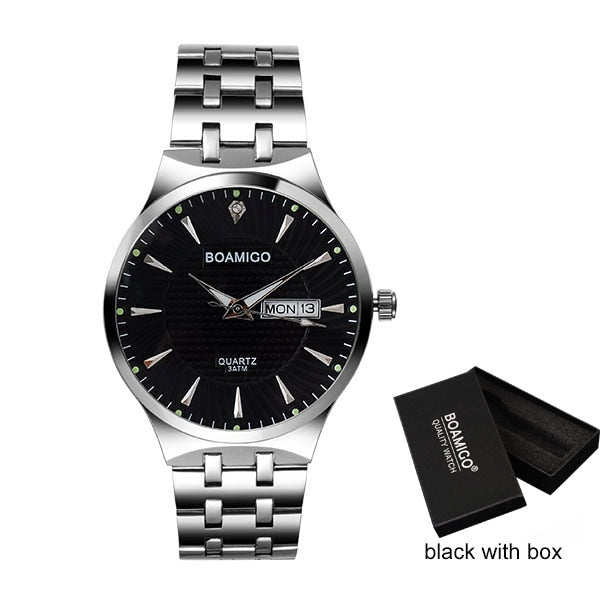 Men's Silver Quartz Watches