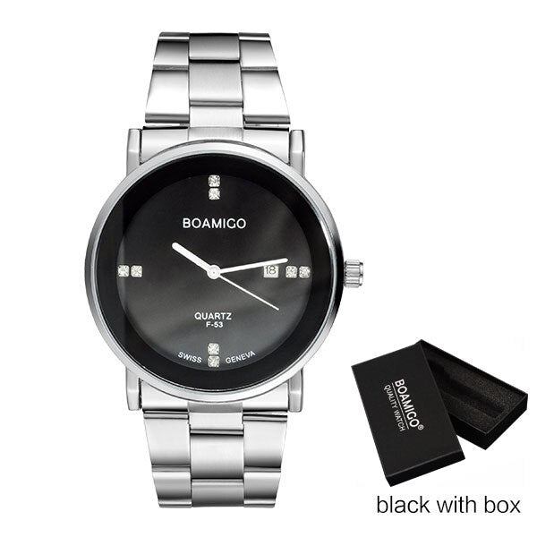 Men's Black Quartz Watches