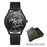 Men's Black Skeleton Quartz Watches