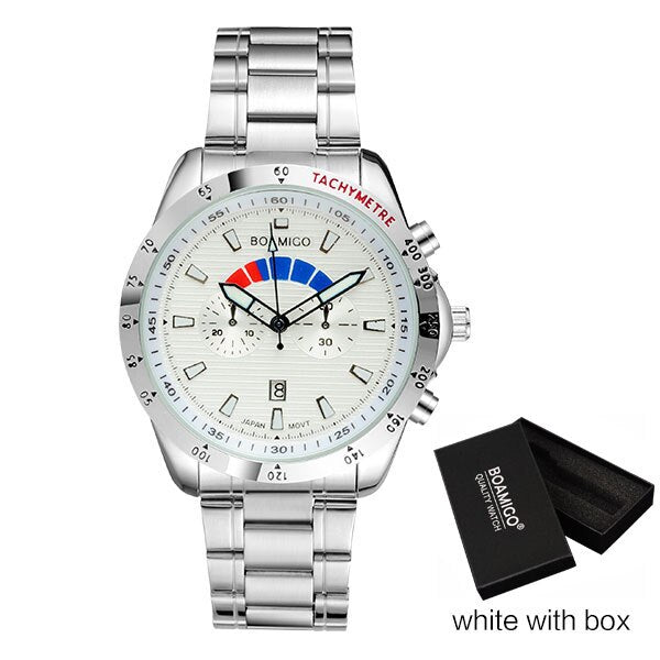 Men's Silver Quartz Watches