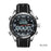 Men Dual Display Striped Watches
