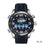 Men Dual Display Striped Watches