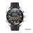 Men Dual Display Striped Watches