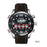 Men Dual Display Striped Watches