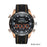 Men Dual Display Striped Watches