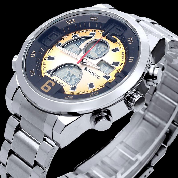 Men Dual Display S&G Watches