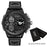 Men Dual Display Leather Watches