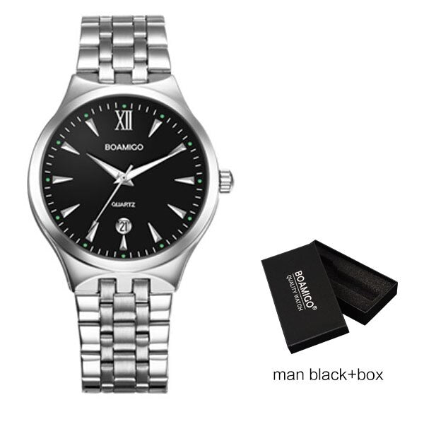 Men's Silver Quartz Watches