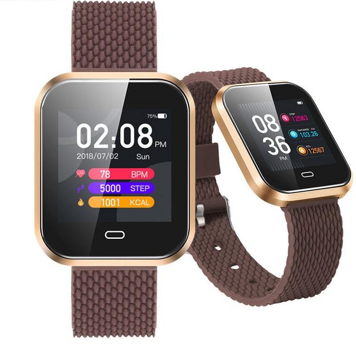 Black Smart Watch for Android iOS