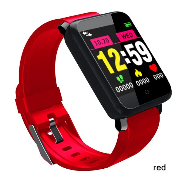 Blue Smart Watch for Android iOS