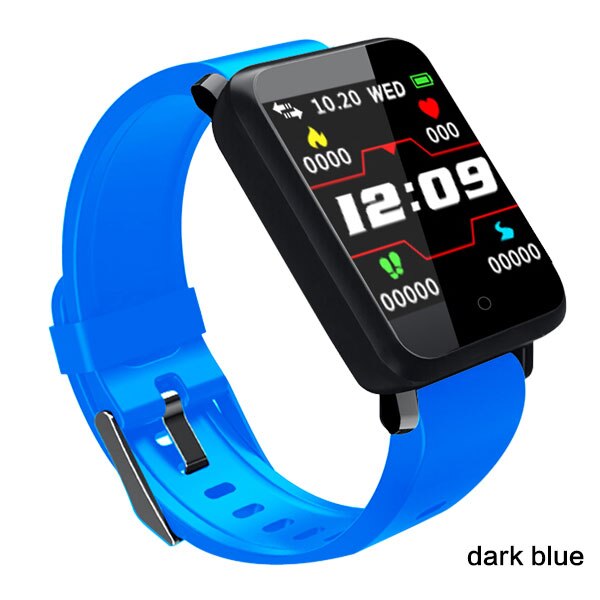 Blue Smart Watch for Android iOS