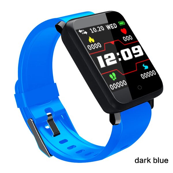 Blue Smart Watch for Android iOS