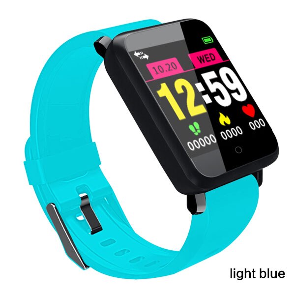 Blue Smart Watch for Android iOS