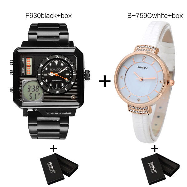 Men&Women Luxury Watch Set