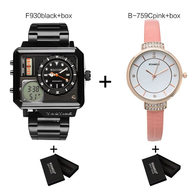 Men&Women Luxury Watch Set
