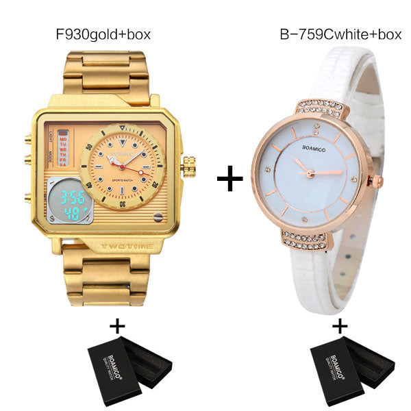 Men&Women Luxury Watch Set