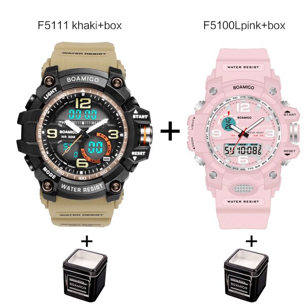 Men&Women Sport Watch Set