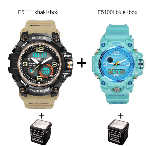 Men&Women Sport Watch Set