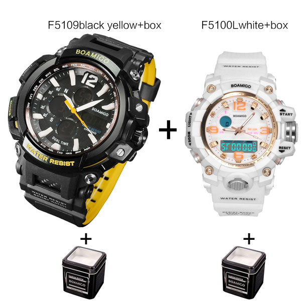 Men&Women Sport Watch Set