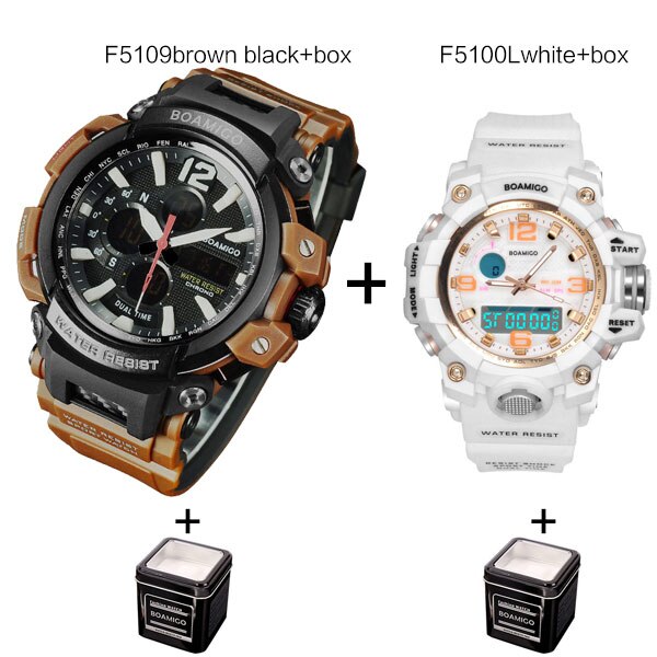 Men&Women Sport Watch Set