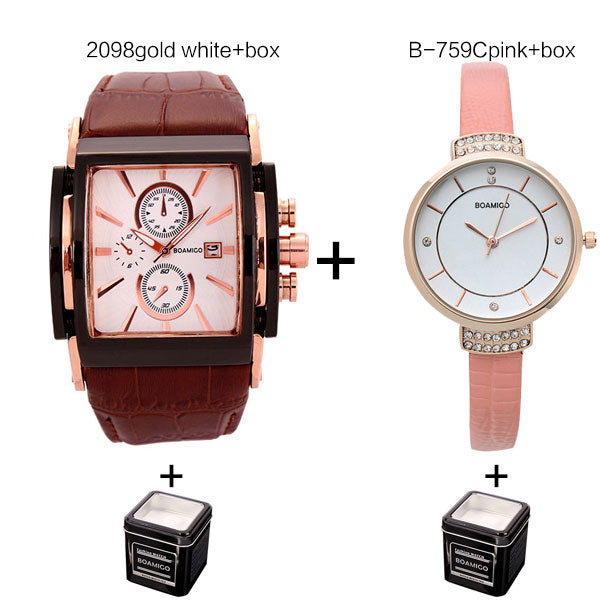 Men&Women Luxury Watch Set